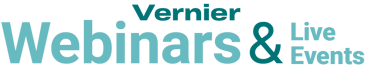 Vernier Webinars & Live Events Logo